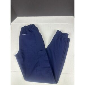 Jaanuu Scrub Pants Joggers with Multiple Pockets Navy Blue XXS
